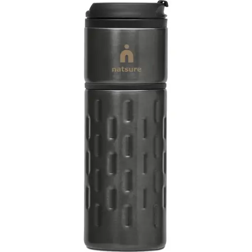 Serendipio Binary Stainless Steel & Plastic Double-Wall Tumbler Branded
